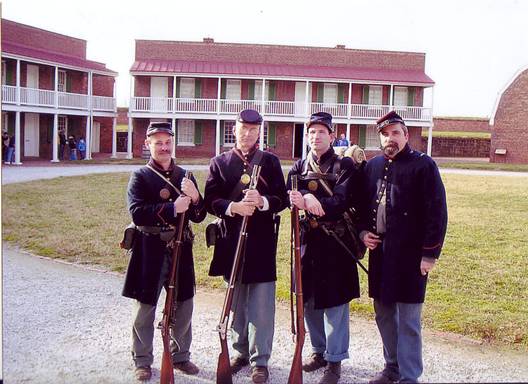1st MD as the 8th NY Heavy Artillery at Ft McHenry, MD