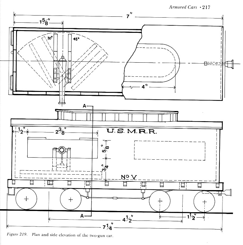  drawings from Edwin Alexander book. Dimensions for "O" scale model